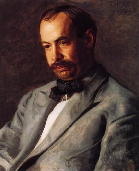 托馬斯 伊肯斯 Portrait of Charles Percival Buck